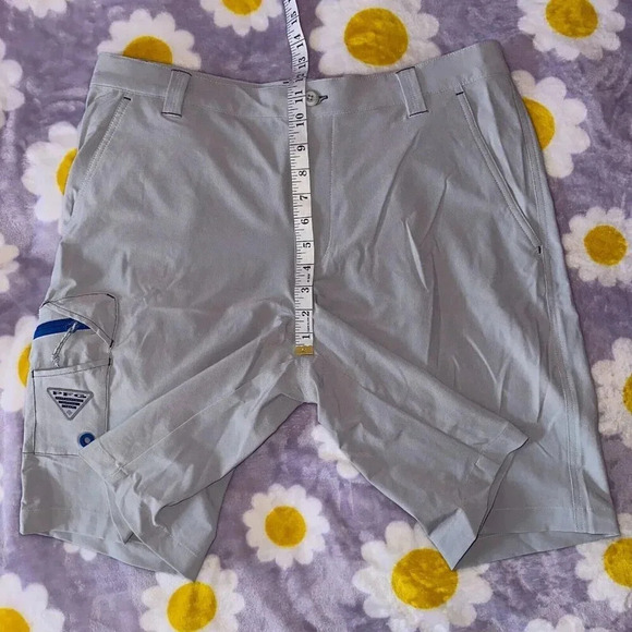 Columbia PFG Omni-Shade 10" Shorts Bottle Opener Stretch Men's Sz 36 - Picture 6 of 8